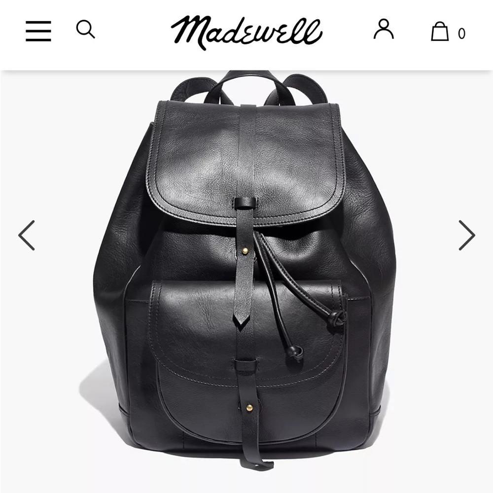 COPY - Madewell leather backpack